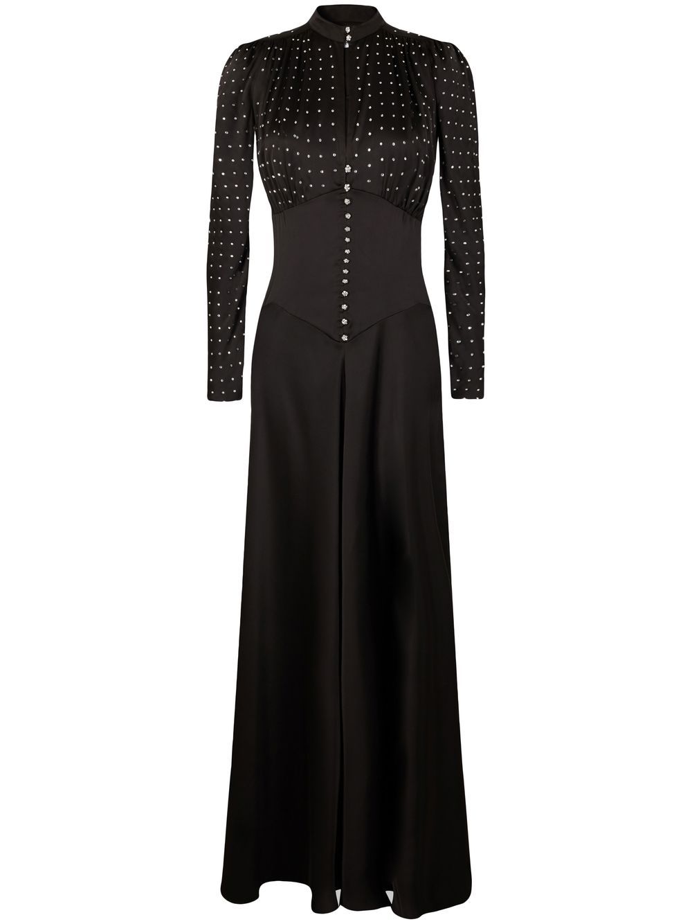 Rabanne crystal-embellished dress - Black von Rabanne