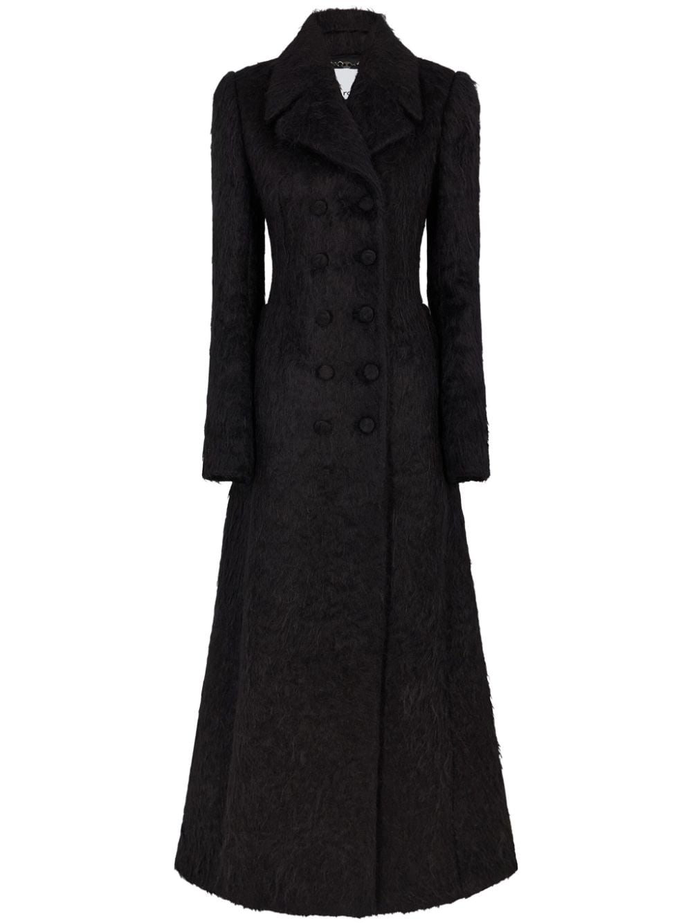 Rabanne double-breasted alpaca-wool coat - Black von Rabanne