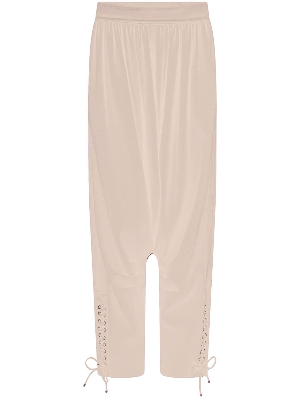 Rabanne drop-crotch trousers - Neutrals von Rabanne