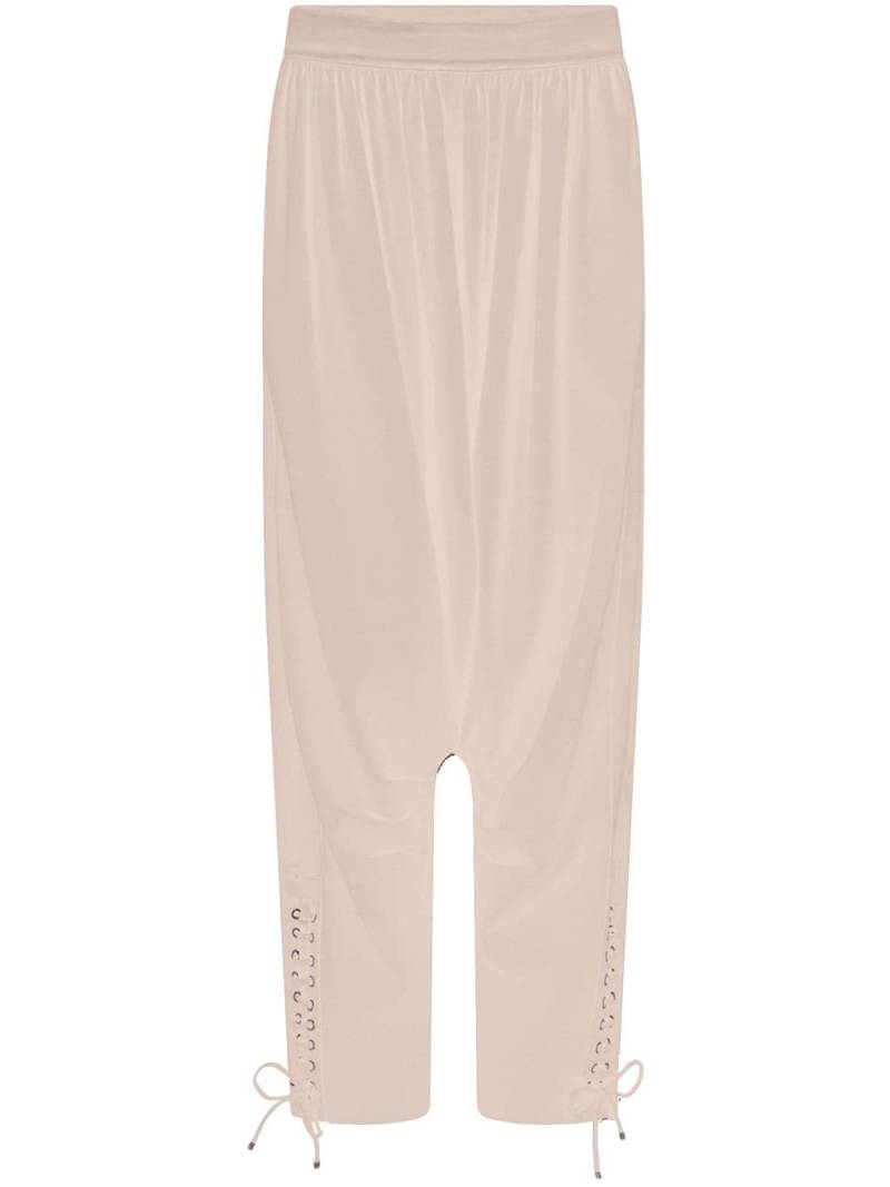 Rabanne drop-crotch trousers - Neutrals von Rabanne