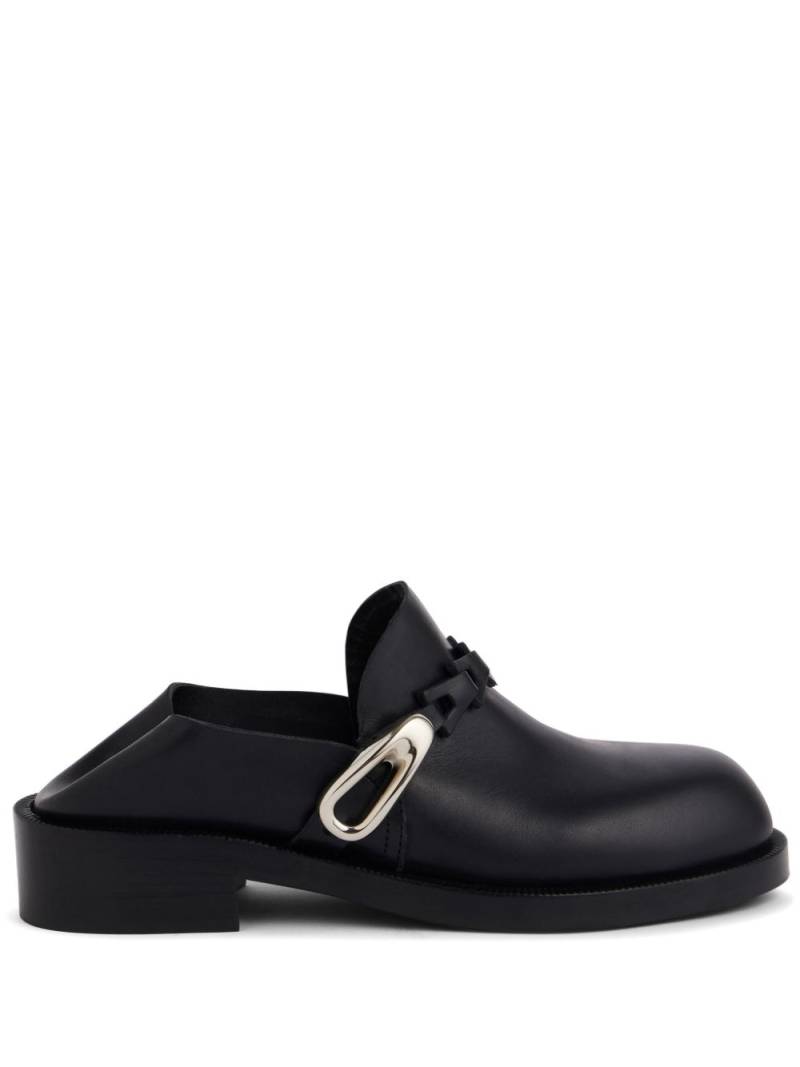 Rabanne leather mules - Black von Rabanne