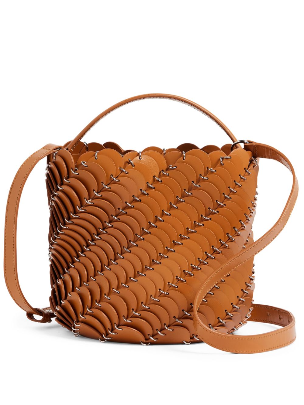 Rabanne medium Pacoïo bucket bag - Brown von Rabanne