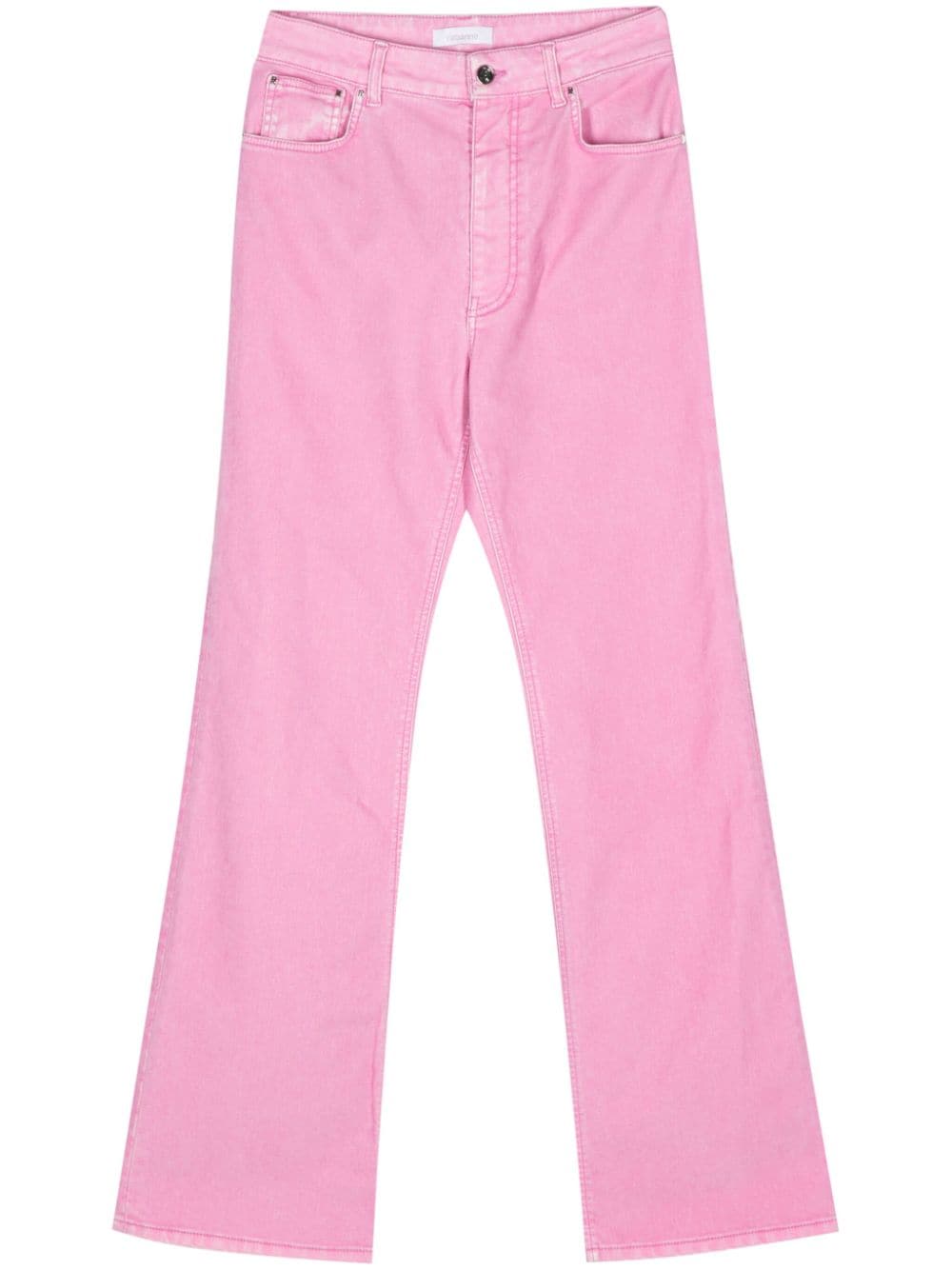 Rabanne mid-rise straight-leg trousers - Pink von Rabanne