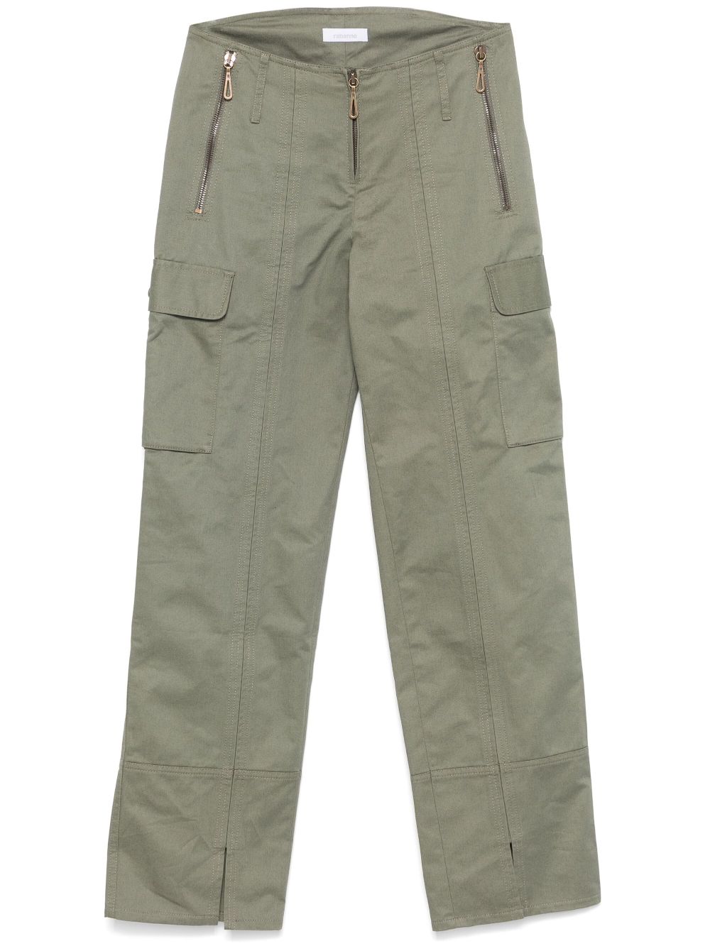 Rabanne straight-leg cargo trousers - Green von Rabanne