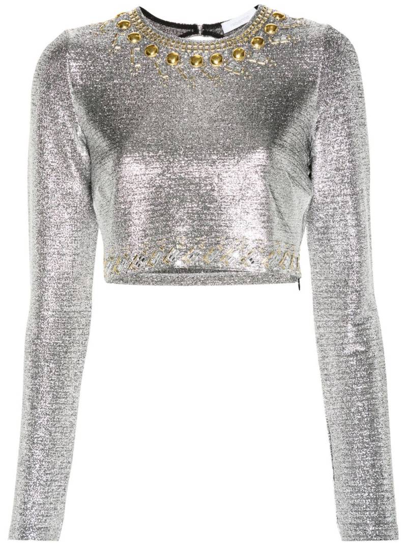 Rabanne stud-embellished top - Silver von Rabanne