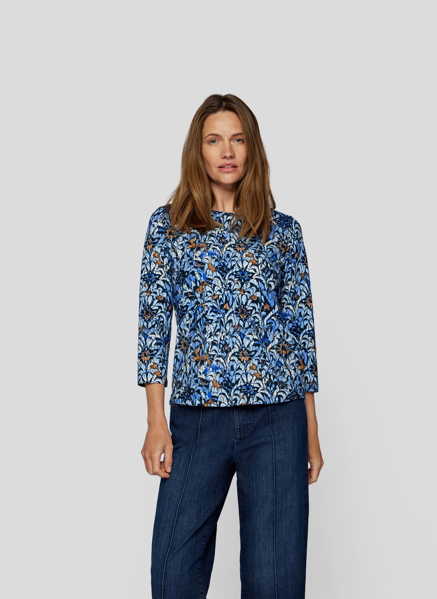 Rabe 3/4-Arm-Shirt, mit floralem Allover-Print von Rabe