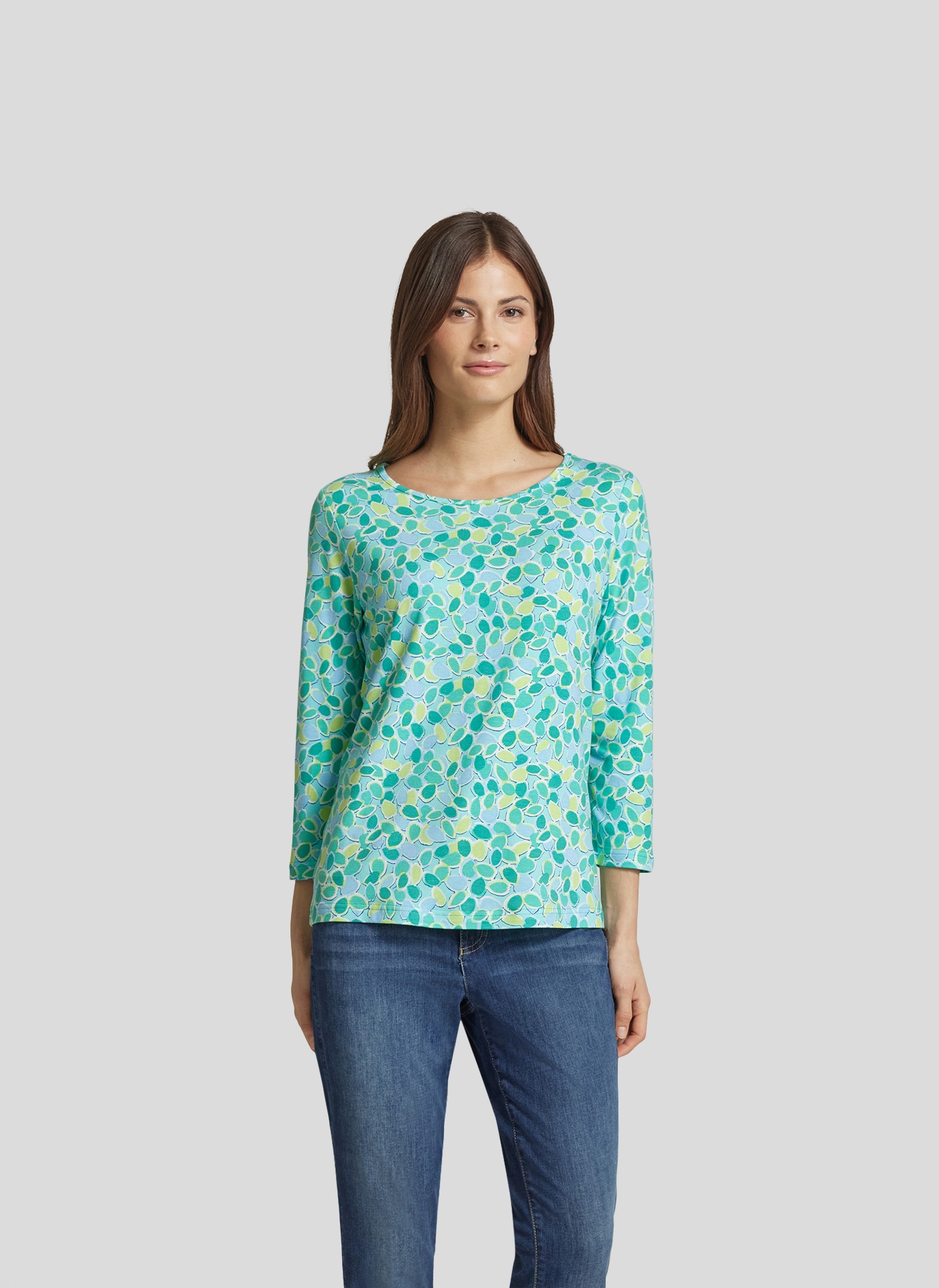 Rabe 3/4-Arm-Shirt, mit grafischem Muster, mit Stretch Rabe 3/4-Arm-Shirt, mit grafischem Muster, mit Stretch von Rabe
