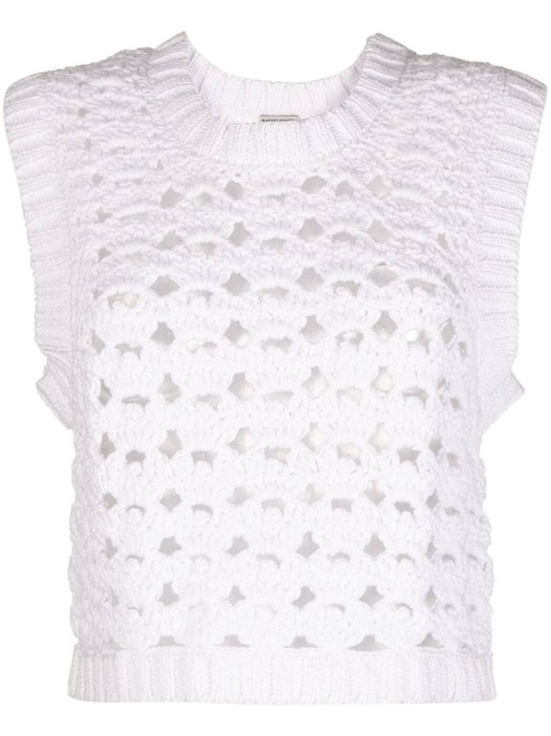 Rachel Comey perforated-design sleeveless top - White von Rachel Comey