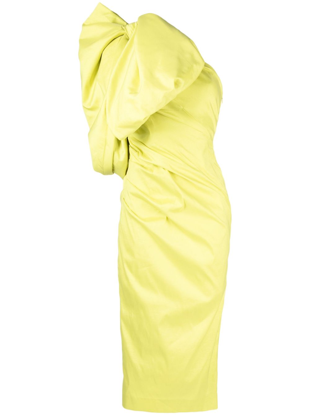 Rachel Gilbert Alessandra one-shoulder midi dress - Yellow von Rachel Gilbert