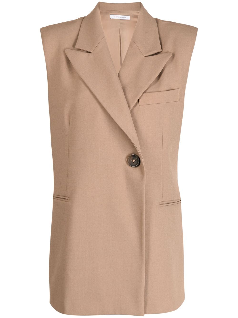 Rachel Gilbert Brae sleeveless blazer - Neutrals von Rachel Gilbert