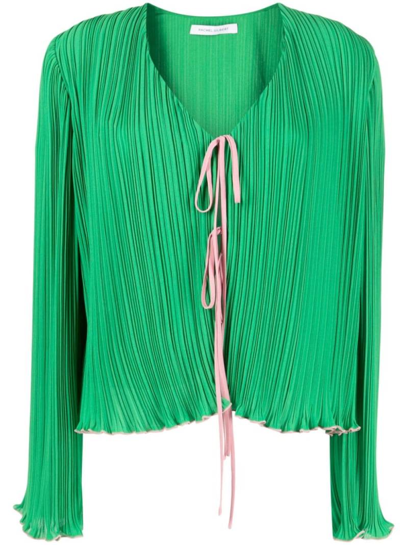 Rachel Gilbert Crio fully-pleated blouse - Green von Rachel Gilbert