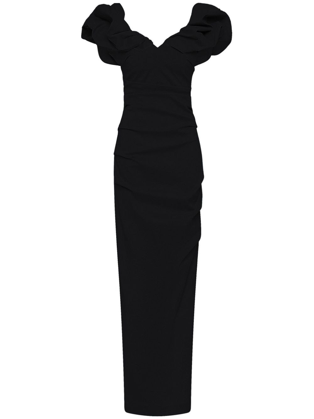 Rachel Gilbert Frey maxi dress - Black von Rachel Gilbert