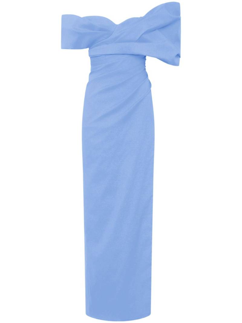 Rachel Gilbert Gia gown dress - Blue von Rachel Gilbert