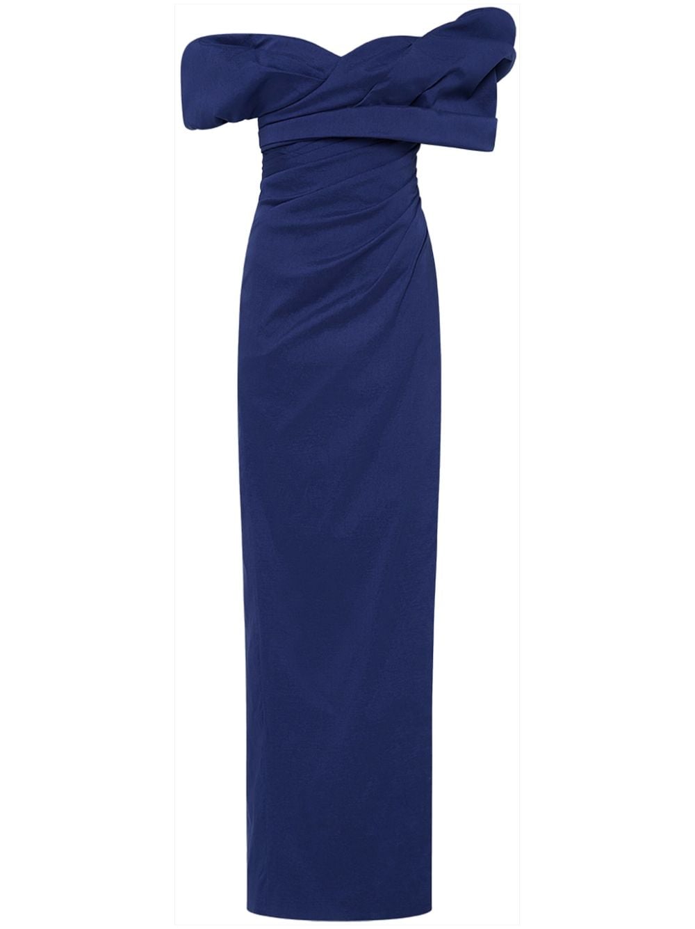 Rachel Gilbert Gia ruched-detailing dress - Blue von Rachel Gilbert