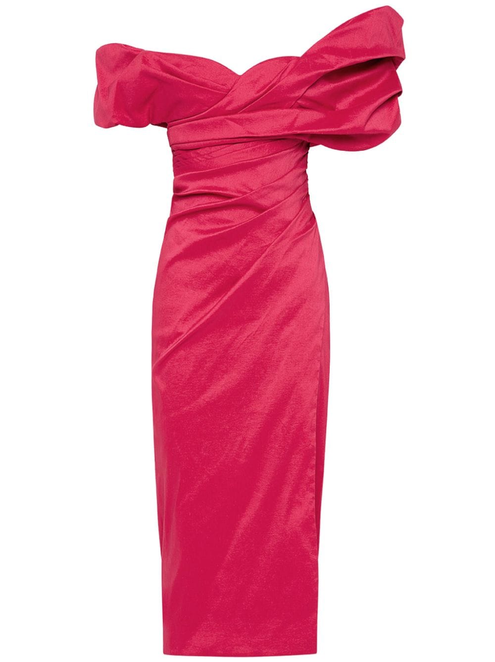 Rachel Gilbert Gia ruched-detailing dress - Pink von Rachel Gilbert