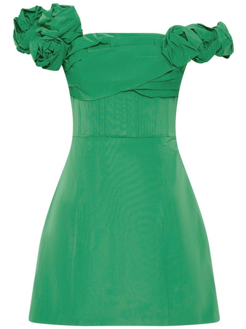 Rachel Gilbert Henley mini dress - Green von Rachel Gilbert