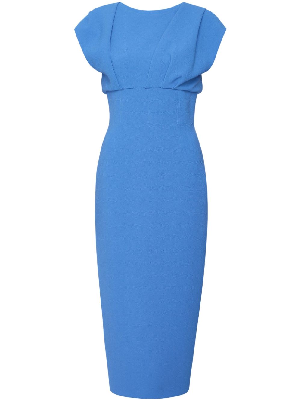 Rachel Gilbert Maggie draped-detailed midi dress - Blue von Rachel Gilbert