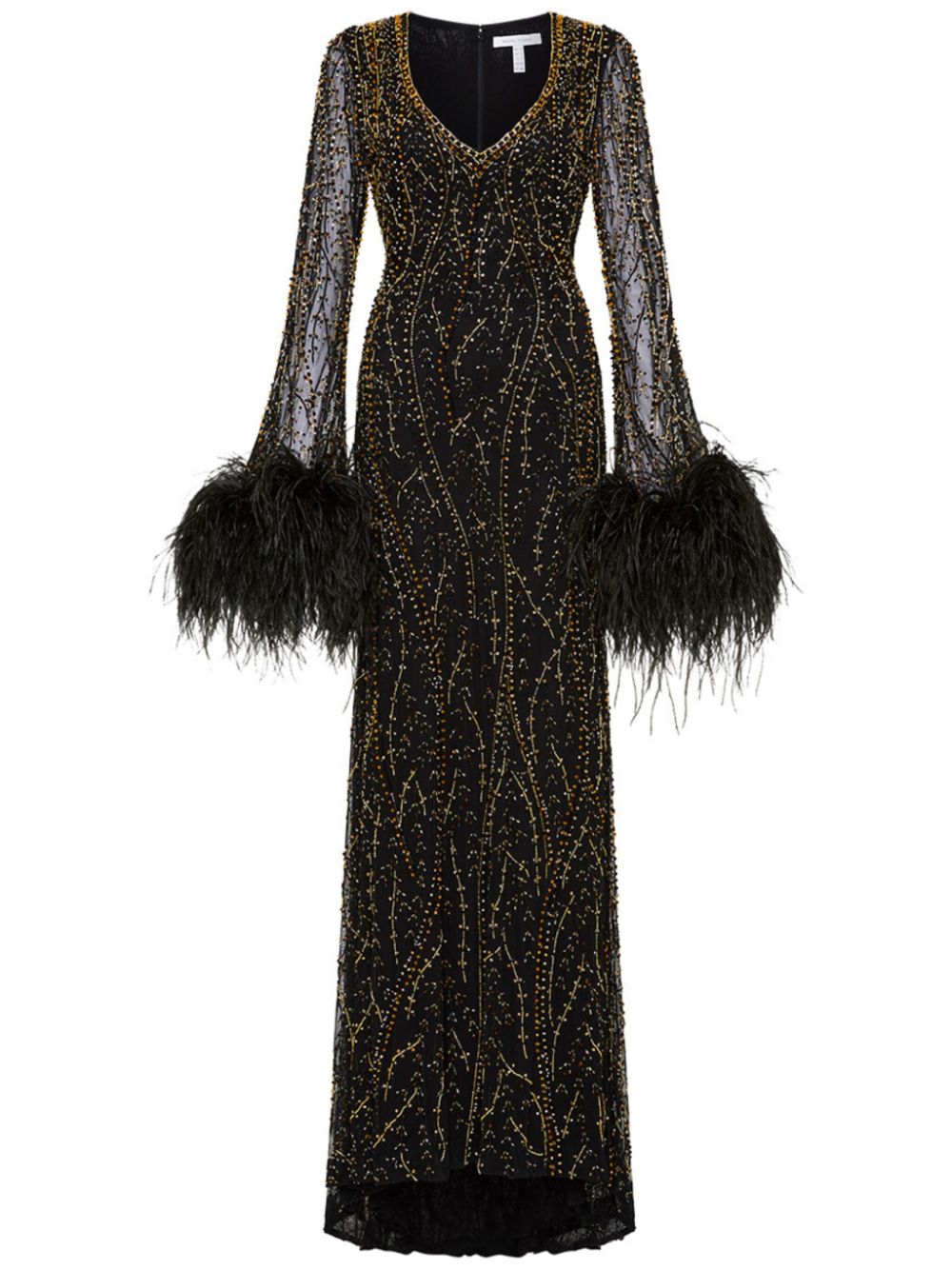 Rachel Gilbert Nowa embellished gown dress - Black von Rachel Gilbert