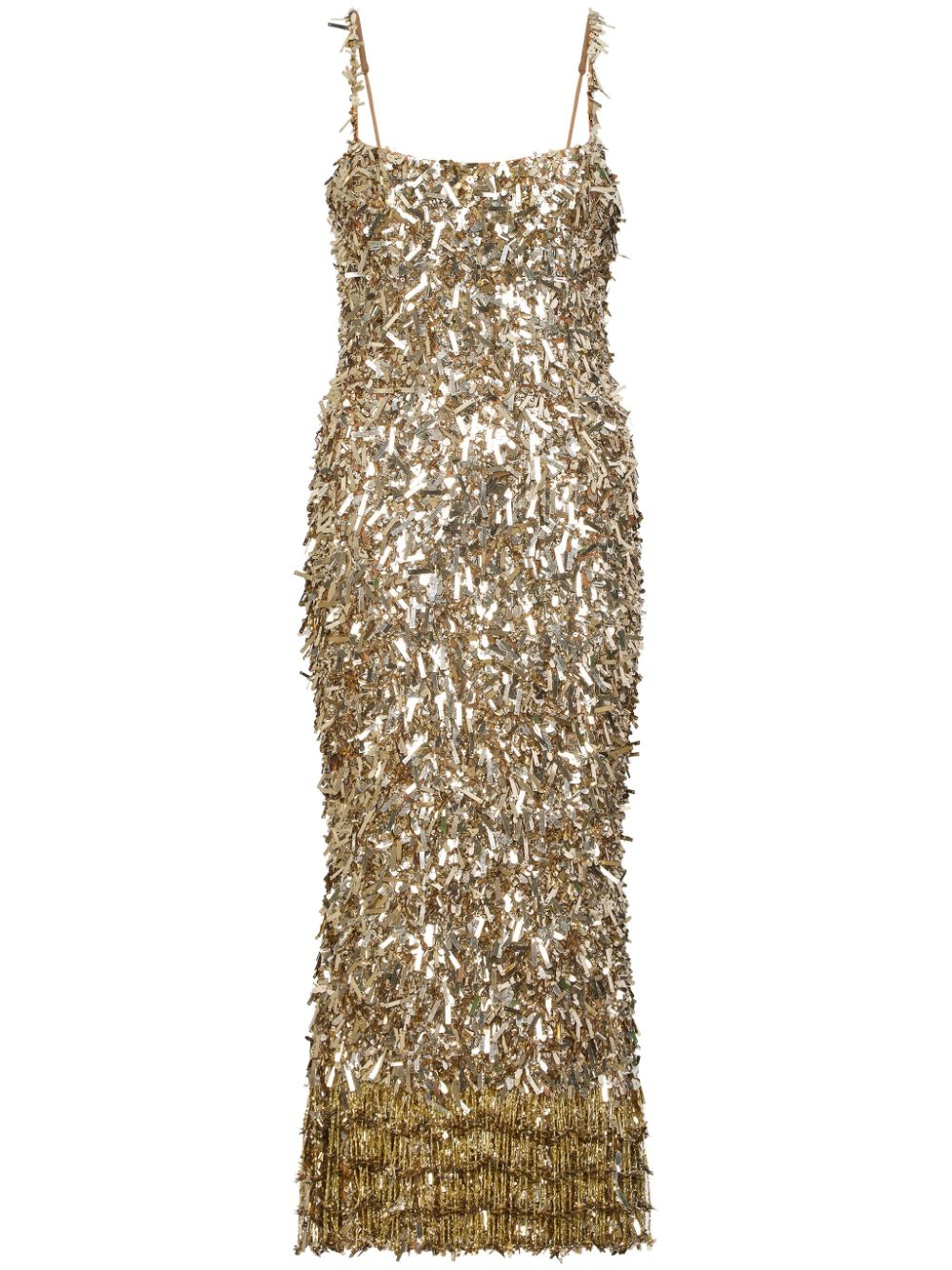 Rachel Gilbert Posie midi dress - Gold von Rachel Gilbert