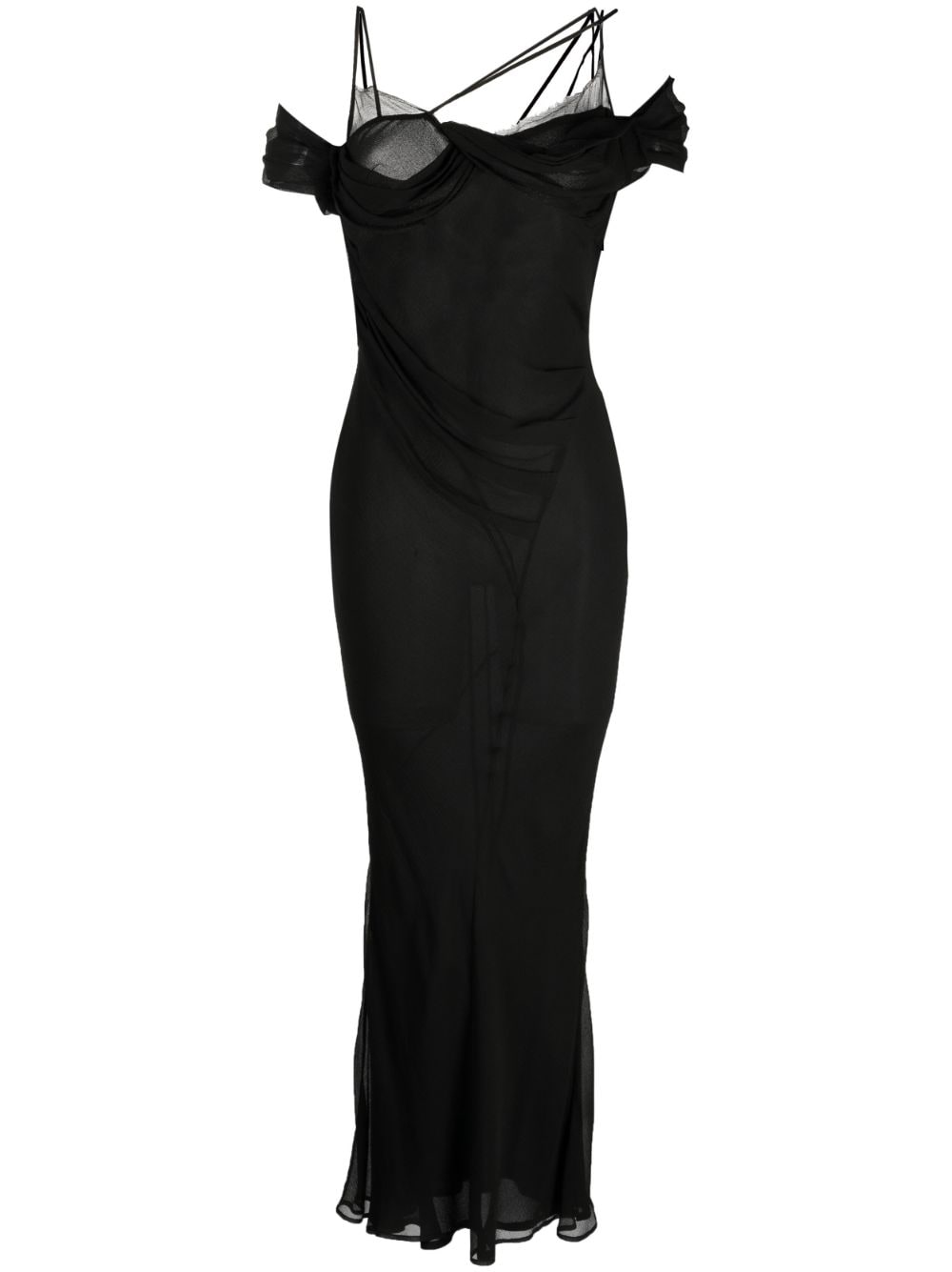 Rachel Gilbert Quinn silk maxi dress - Black von Rachel Gilbert