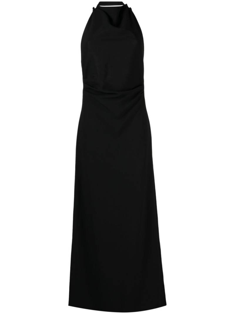 Rachel Gilbert Reina halterneck open-back gown - Black von Rachel Gilbert