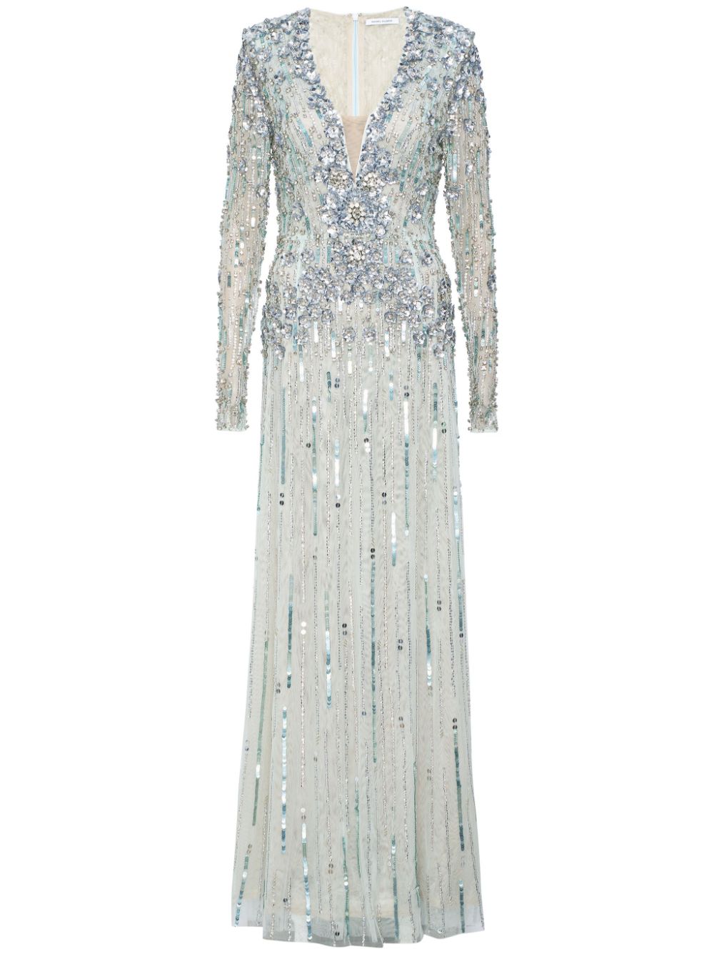 Rachel Gilbert Rosa crystal-embellished gown - Silver von Rachel Gilbert