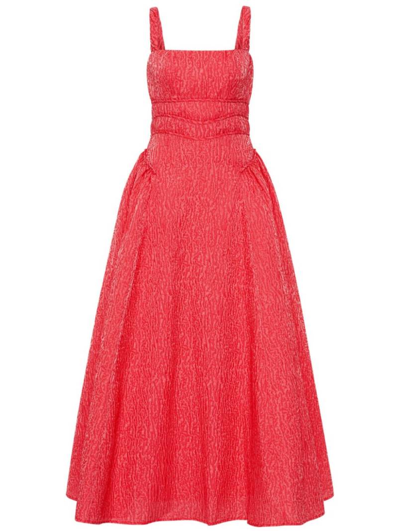 Rachel Gilbert Sophy midi dress - Red von Rachel Gilbert