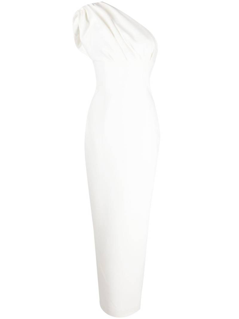 Rachel Gilbert Winnie one-shoulder gown dress - White von Rachel Gilbert