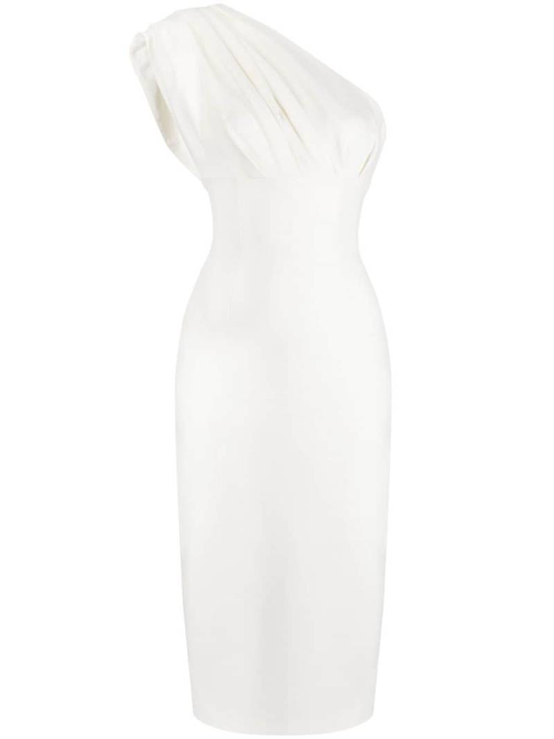 Rachel Gilbert Winnie one-shoulder midi dress - White von Rachel Gilbert