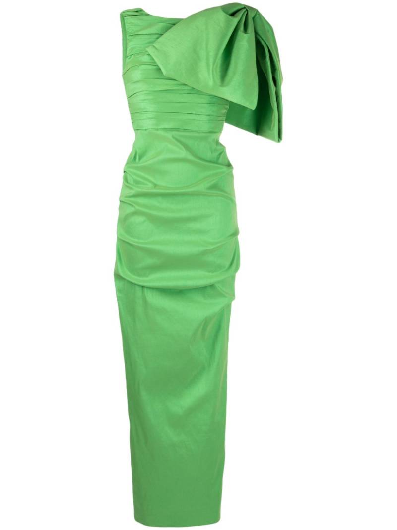 Rachel Gilbert Zima ruched gown - Green von Rachel Gilbert