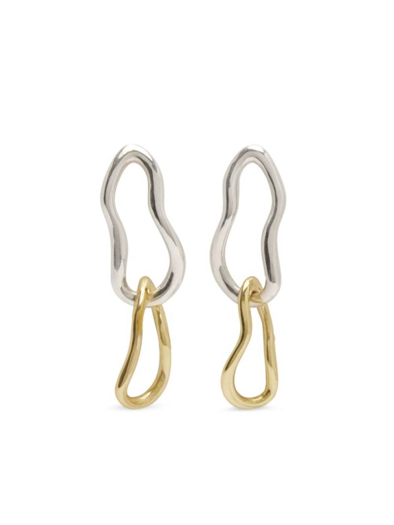 Rachel Gilbert Zodiac two-tone drop earrings - Silver von Rachel Gilbert