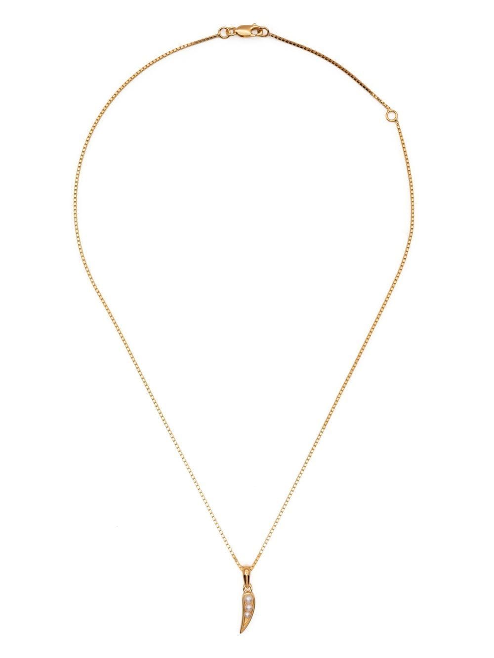 Rachel Jackson Mini Kindred pearl necklace - Gold von Rachel Jackson