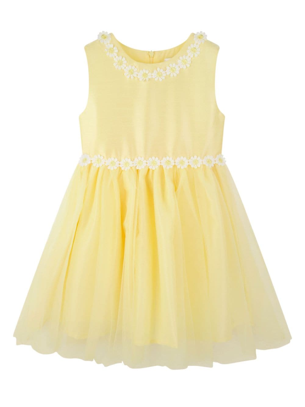 Rachel Riley daisy-embroidered dress - Yellow von Rachel Riley