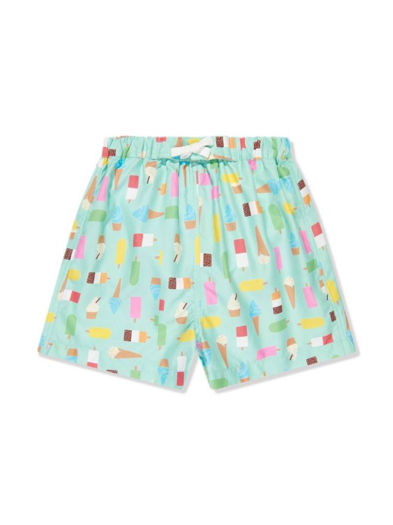 Rachel Riley ice cream-print swim shorts - Green von Rachel Riley