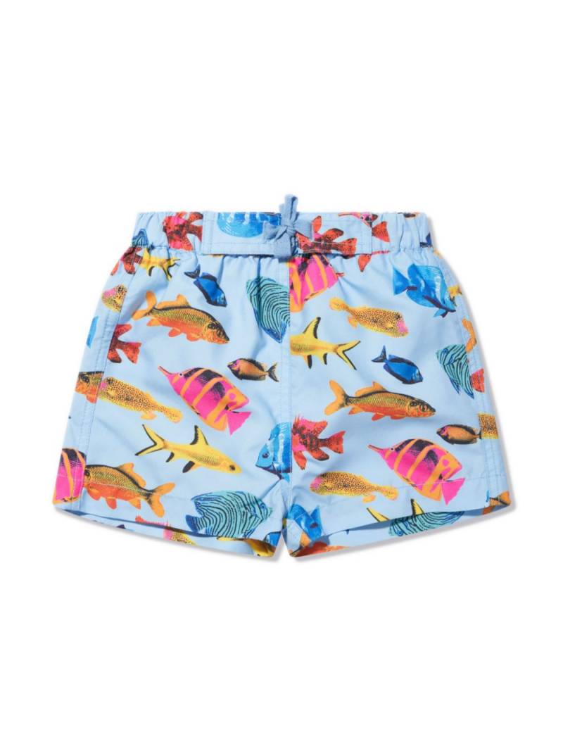 Rachel Riley tropical fish-print swim shorts - Blue von Rachel Riley