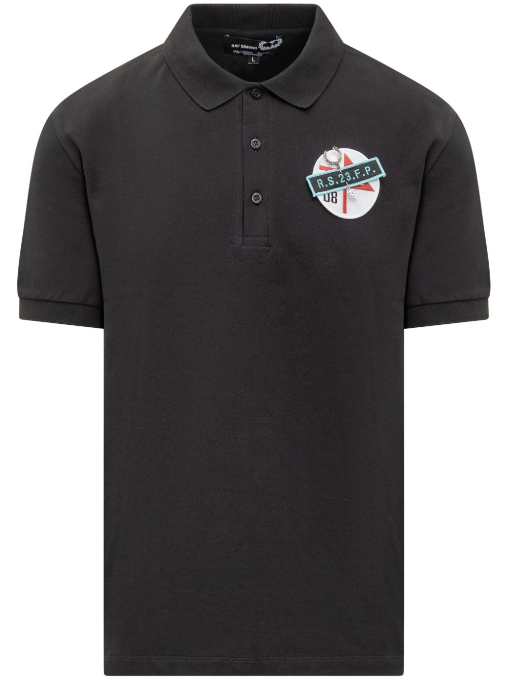 Raf Simons X Fred Perry x Fred Perry polo shirt - Black von Raf Simons X Fred Perry