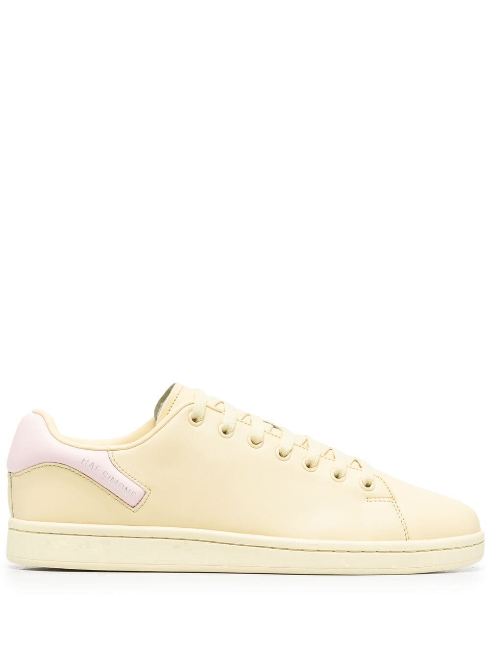 Raf Simons Orion leather sneakers - Yellow von Raf Simons