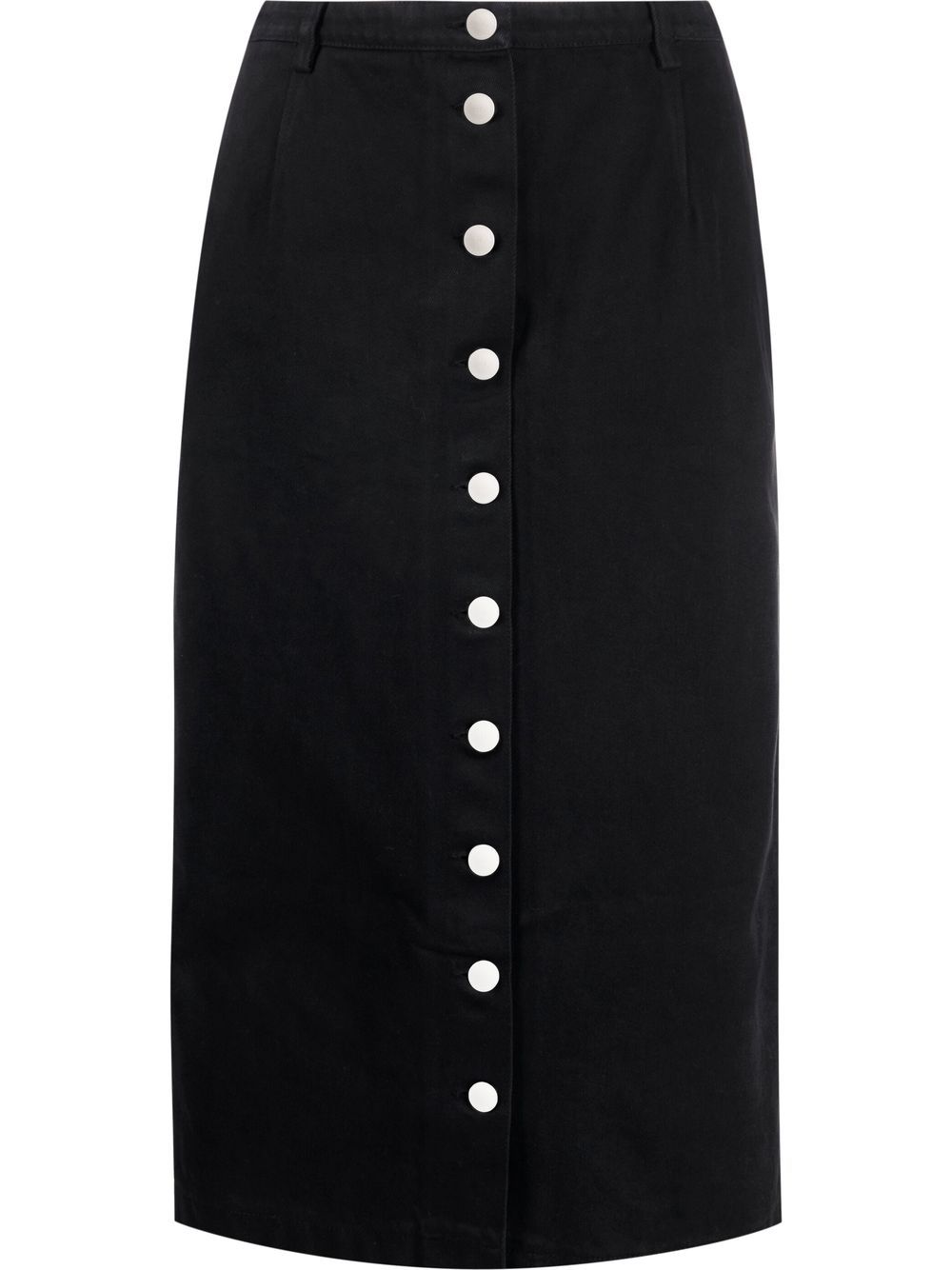 Raf Simons button-down midi skirt - Black von Raf Simons