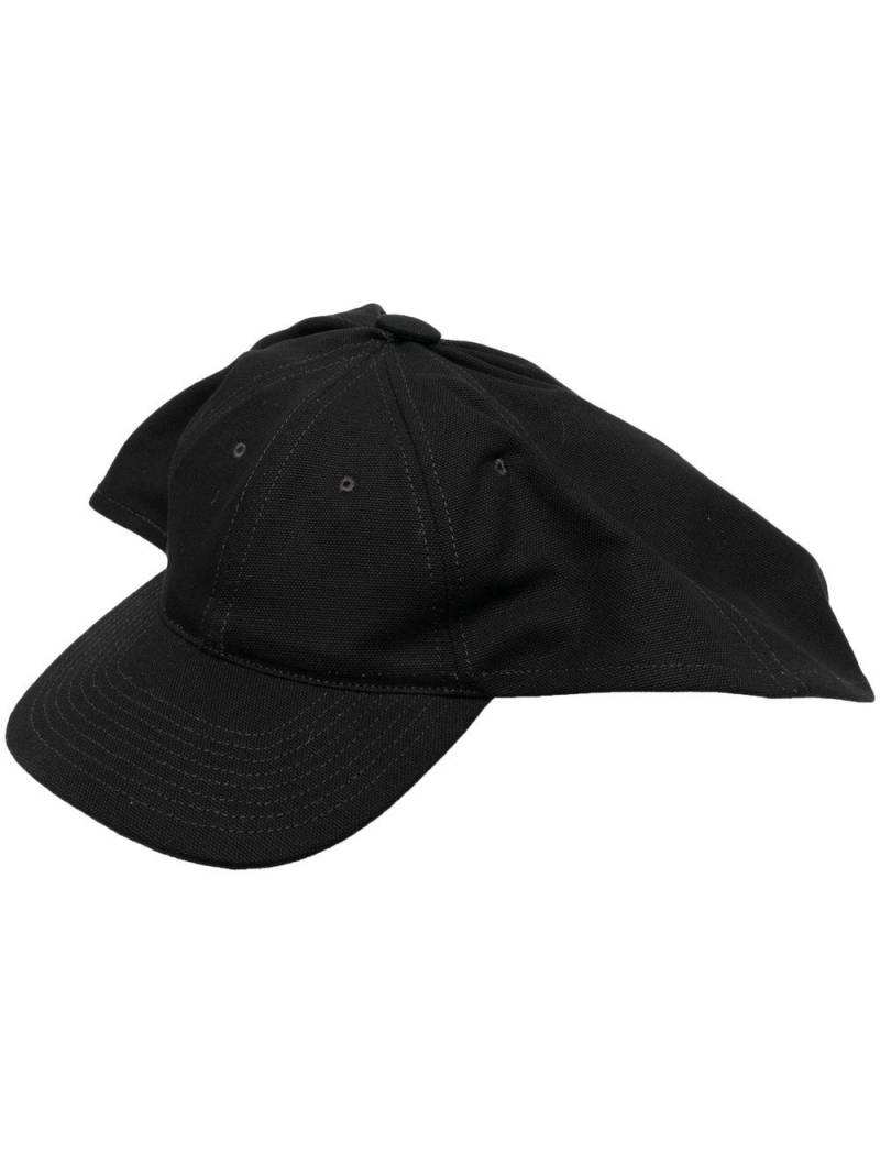 Raf Simons ear flap baseball cap - Black von Raf Simons