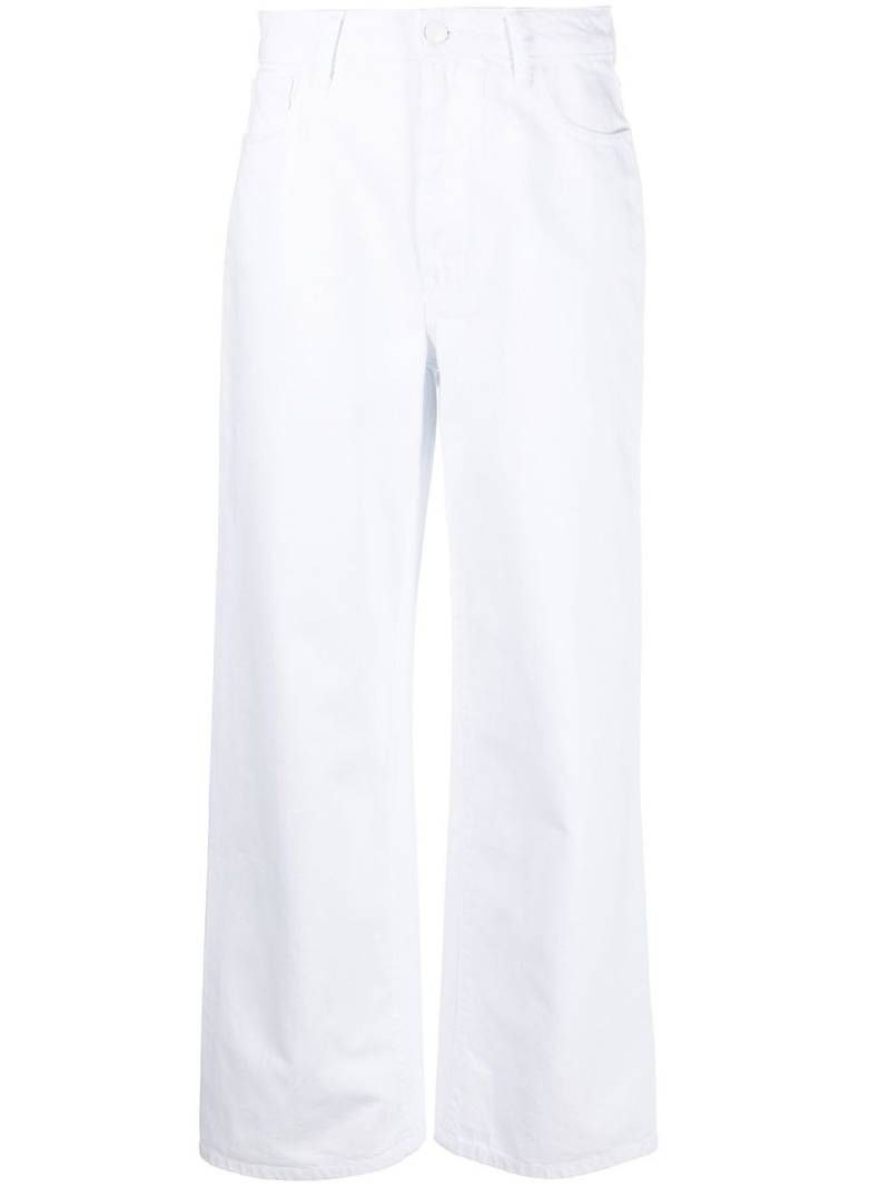 Raf Simons high-waisted straight-leg jeans - White von Raf Simons