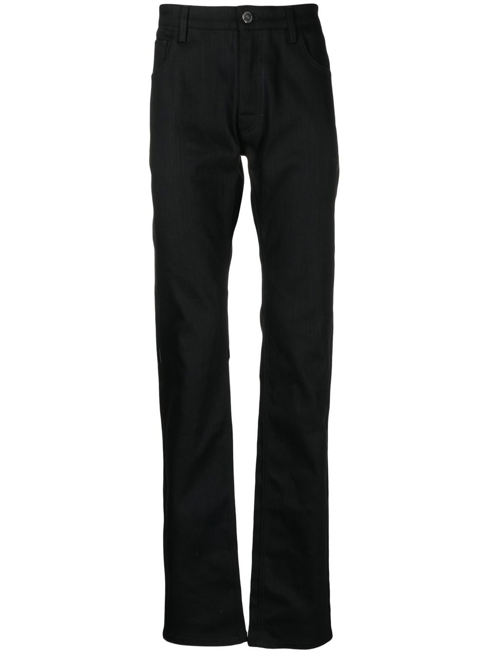 Raf Simons logo-patch trousers - Black von Raf Simons