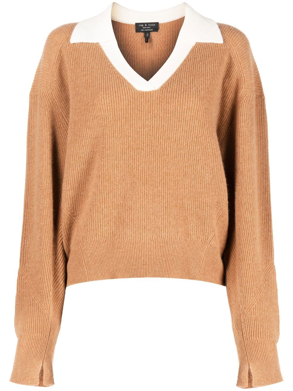 rag & bone collared cashmere jumper - Brown von rag & bone