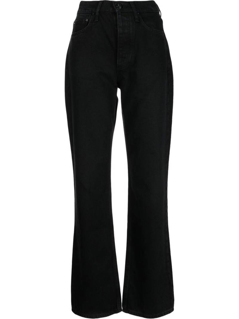 rag & bone high-rise bootcut jeans - Black von rag & bone