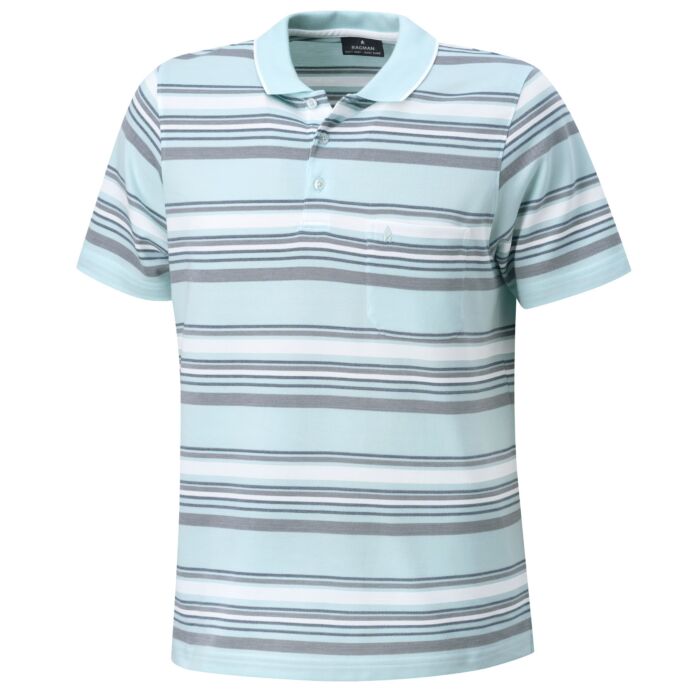 Ragman Herren Poloshirt, mint von Ragman