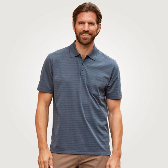 Ragman Herren Poloshirt, royal von Ragman