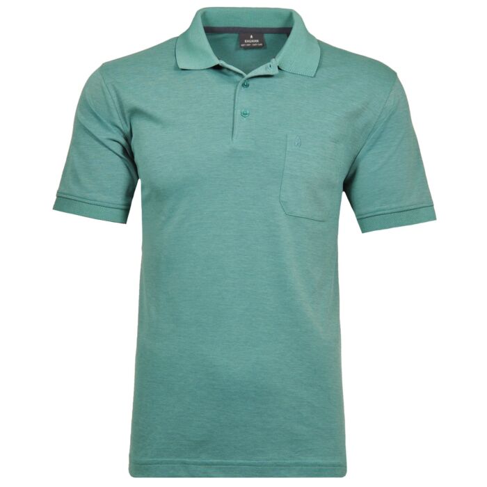 Ragman Poloshirt, smaragd von Ragman