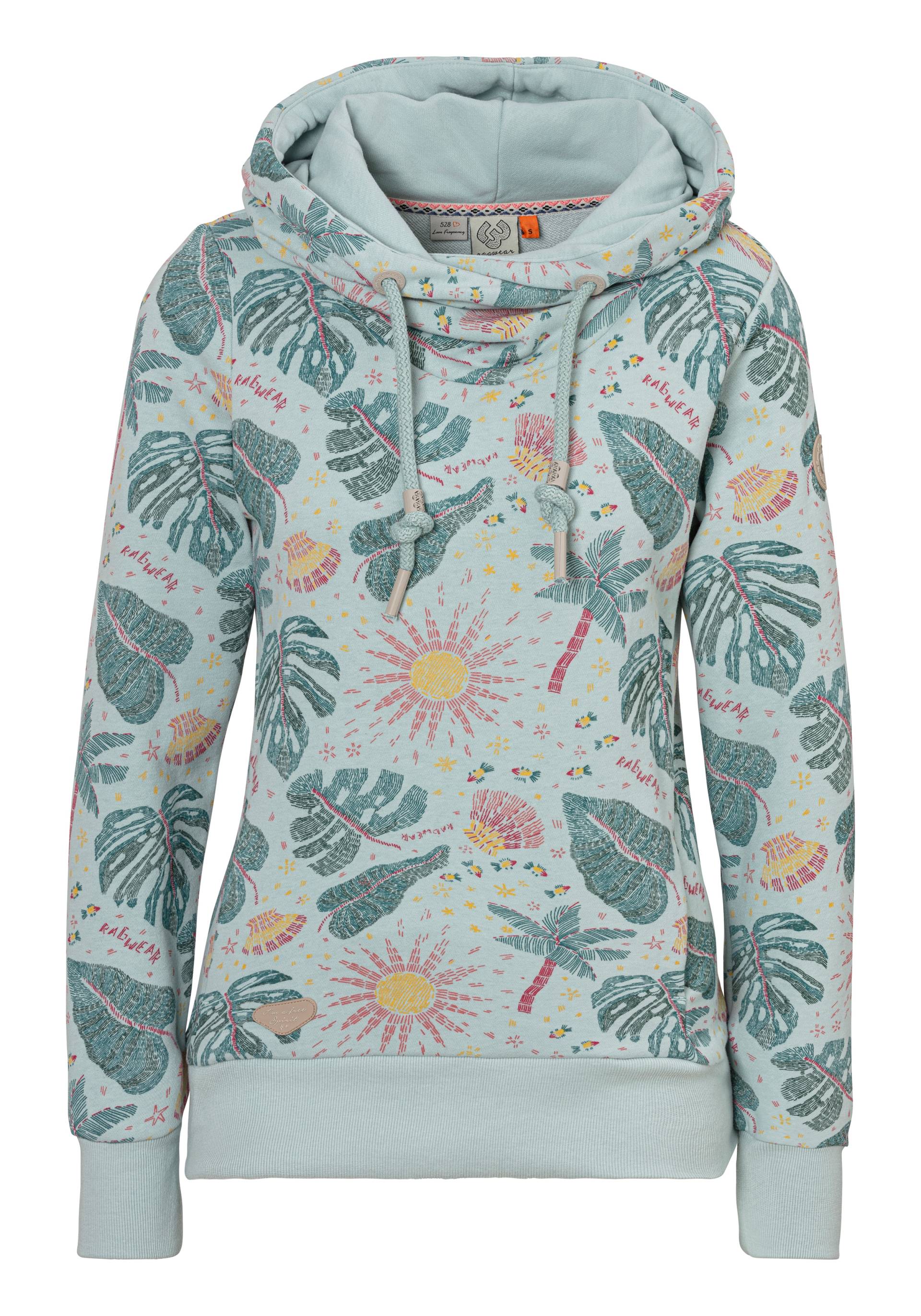 Ragwear Hoodie »GRIPY PRINT COMFY«, mit floralem Alloverprint von Ragwear