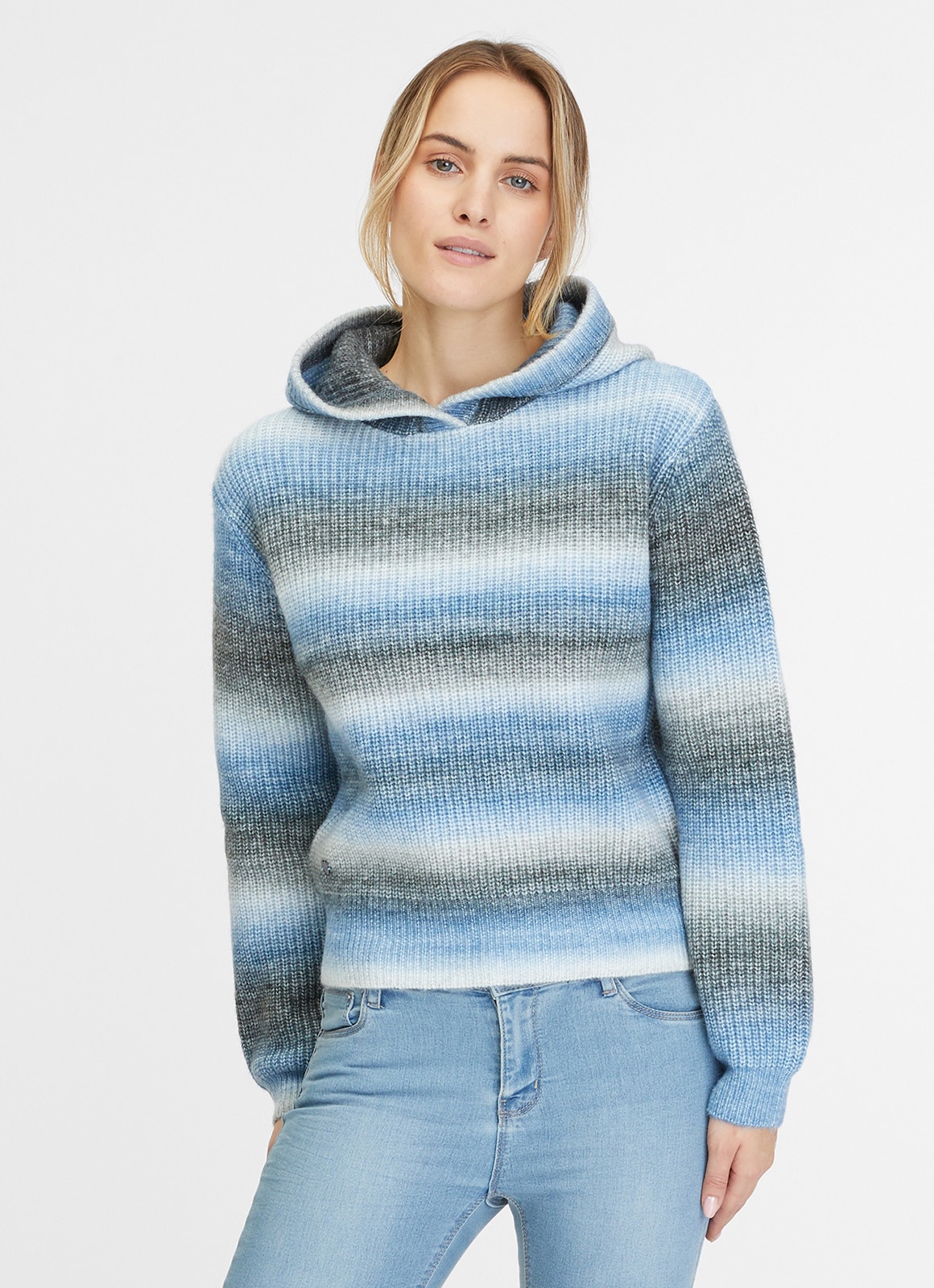 Ragwear Kapuzenpullover »OFINA«, mit Streifen Strickmuster von Ragwear