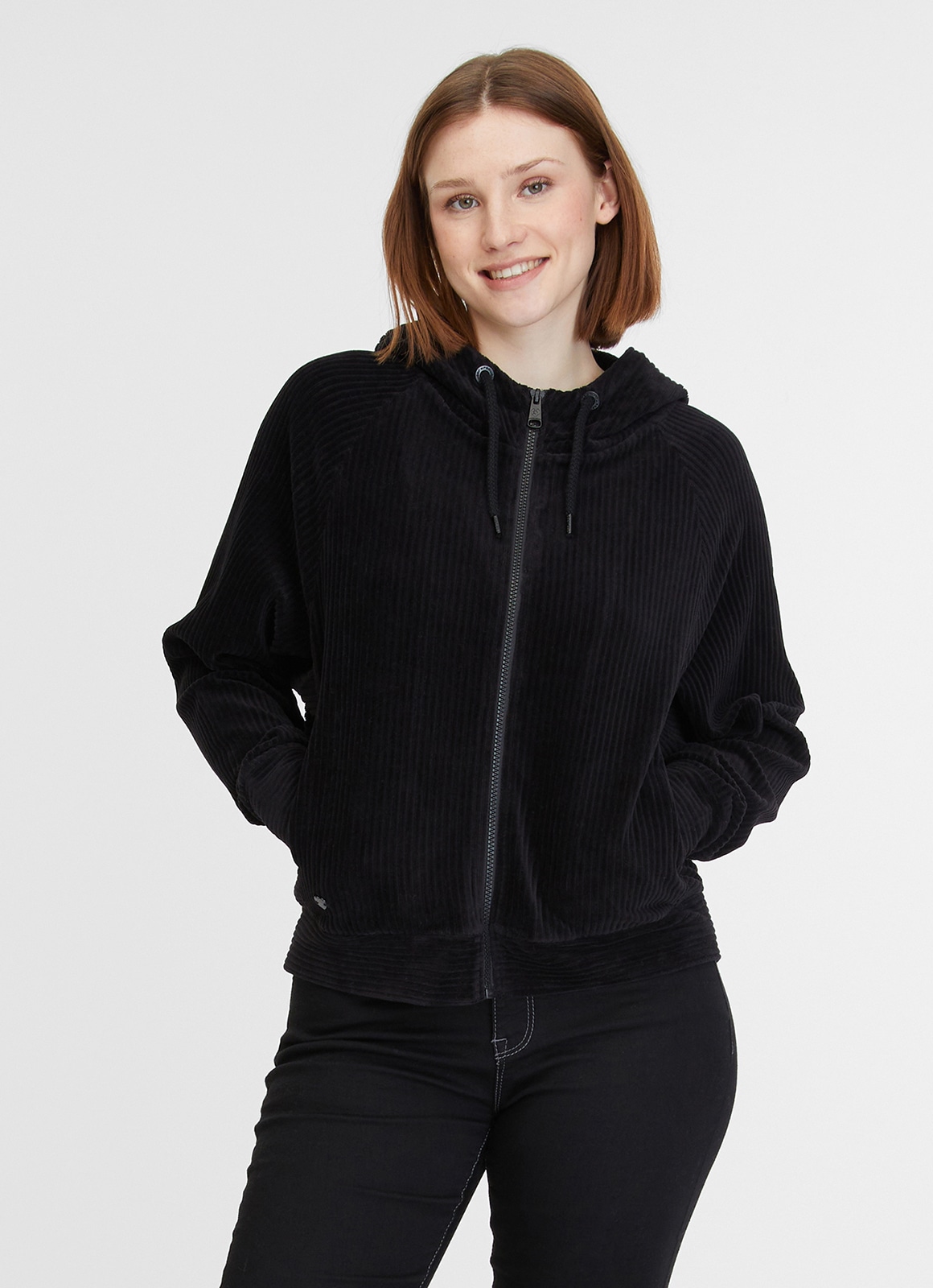 Ragwear Kapuzensweatjacke »CORDULY«, in Cord Optik Ragwear Kapuzensweatjacke »CORDULY«, in Cord Optik von Ragwear
