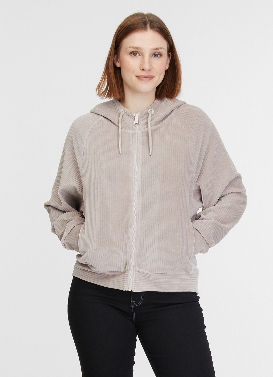 Ragwear Kapuzensweatjacke »CORDULY«, in Cord Optik Ragwear Kapuzensweatjacke »CORDULY«, in Cord Optik von Ragwear